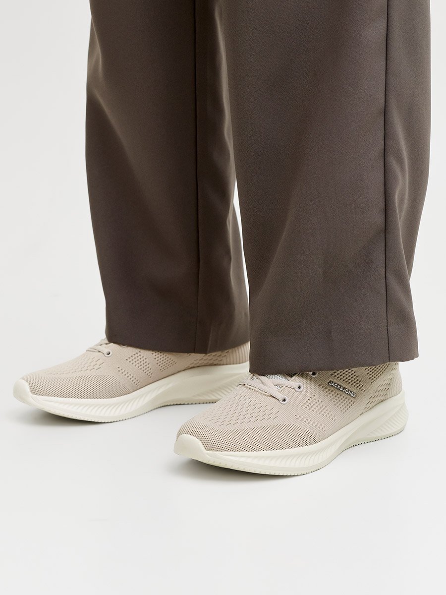 Lace Up Knit Sneakers