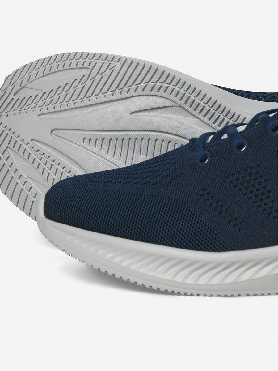 Lace Up Knit Sneakers
