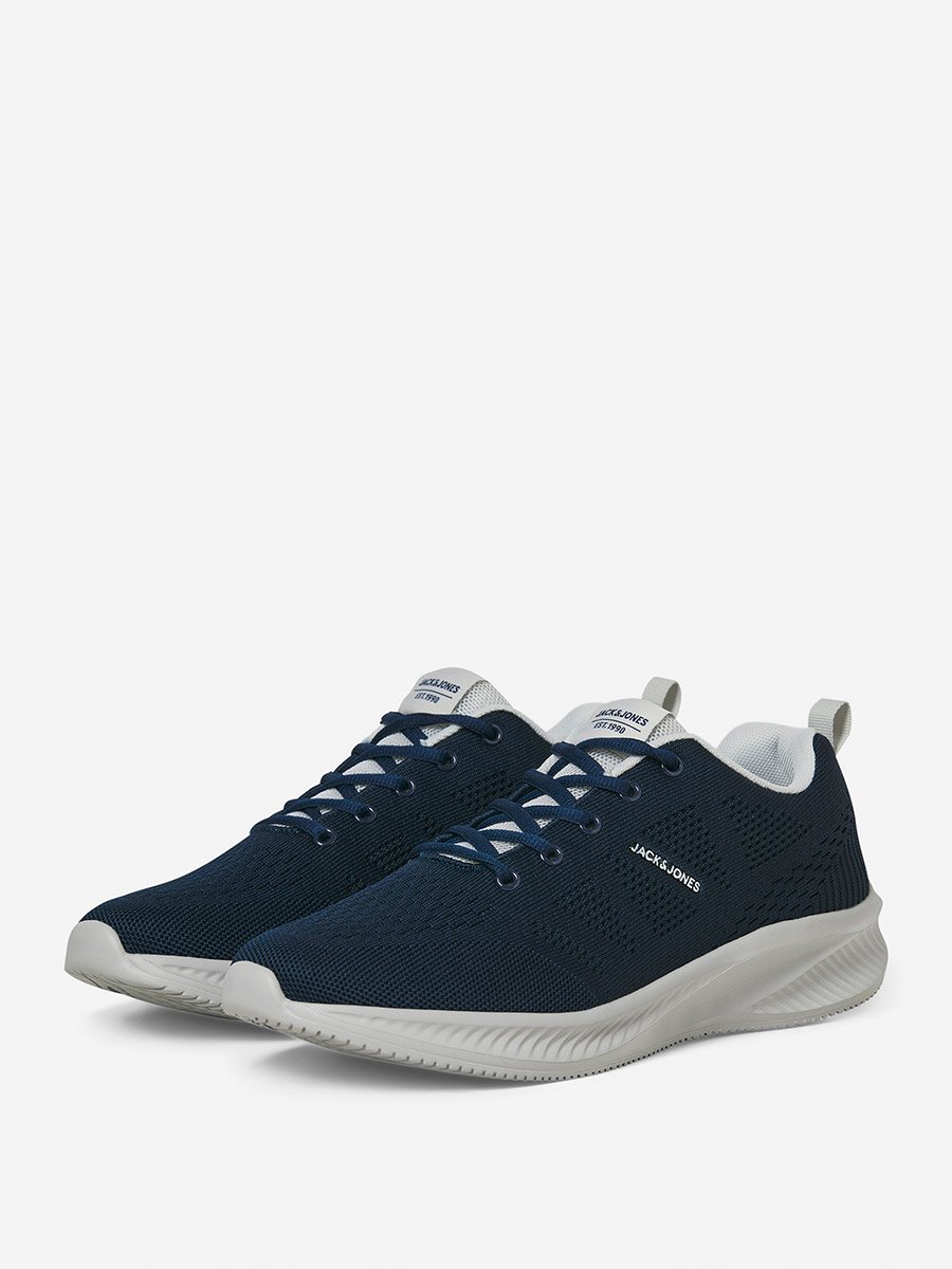 Lace Up Knit Sneakers