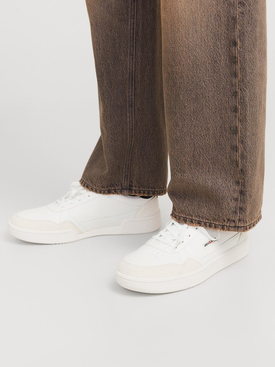 Solid Lace Up Sneakers