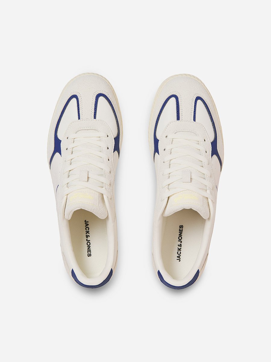 Contrast Trim Lace Up Sneakers