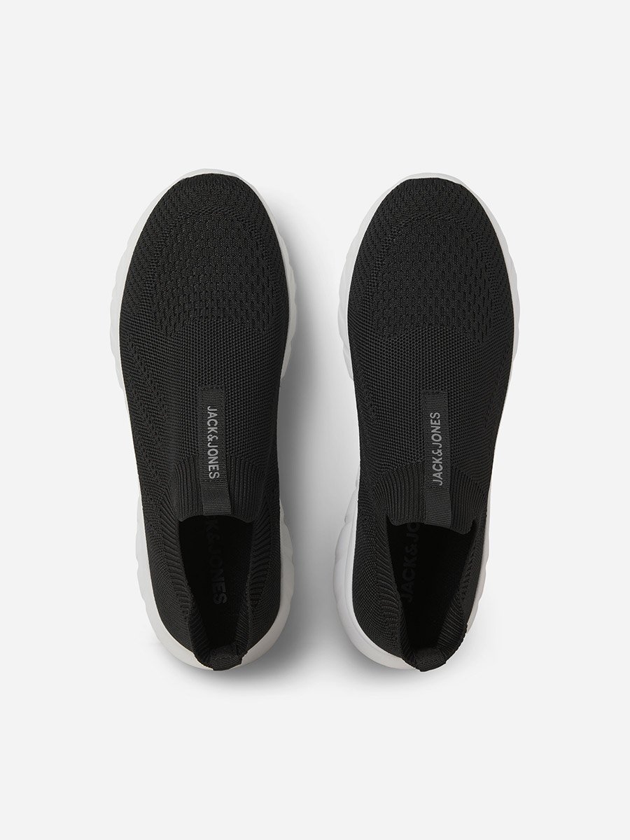 Solid Knit Socks Sneakers