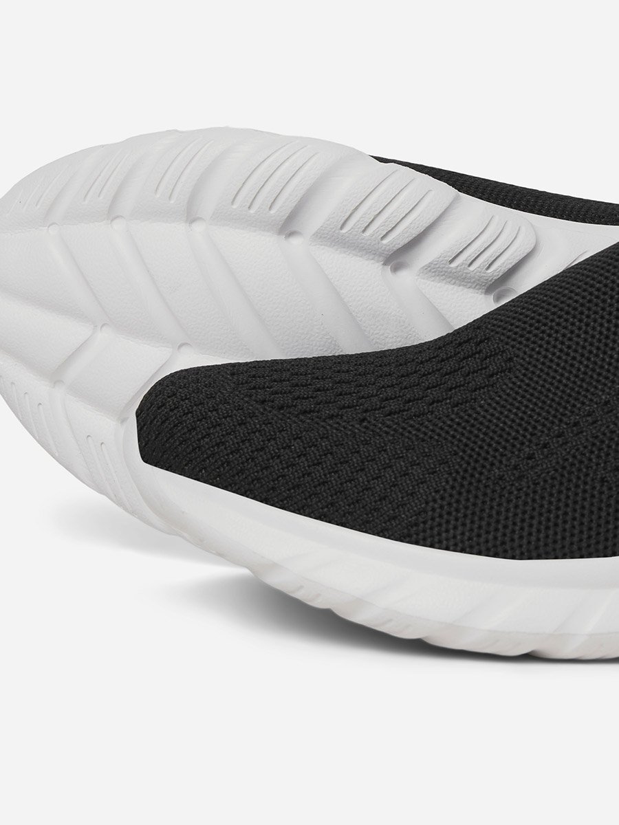 Solid Knit Socks Sneakers