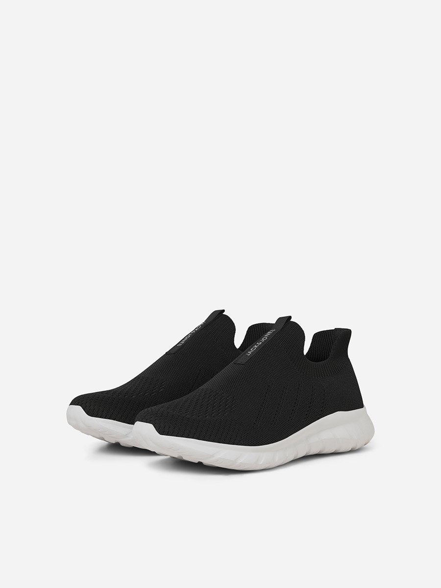 Solid Knit Socks Sneakers