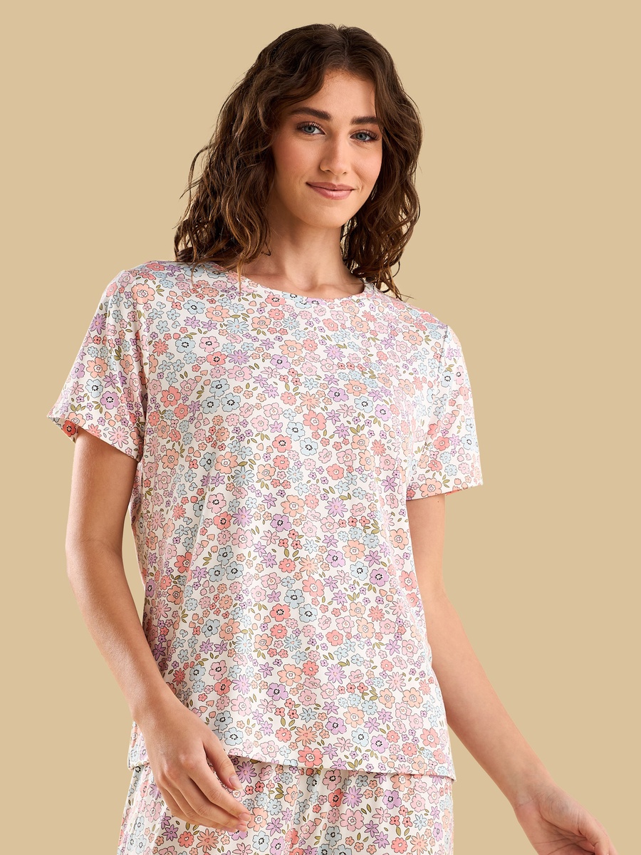 Floral Print Pyjama Set