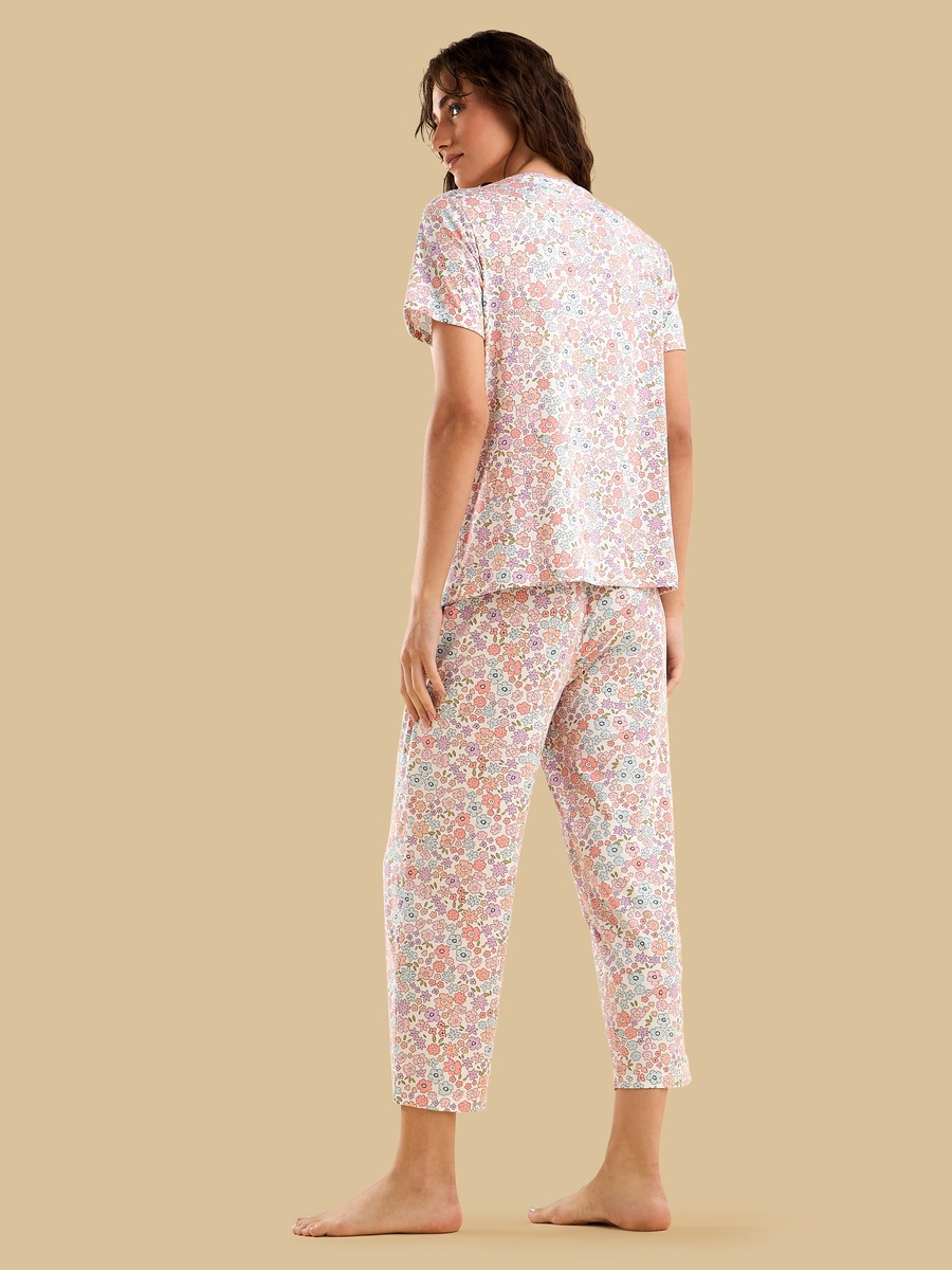Floral Print Pyjama Set