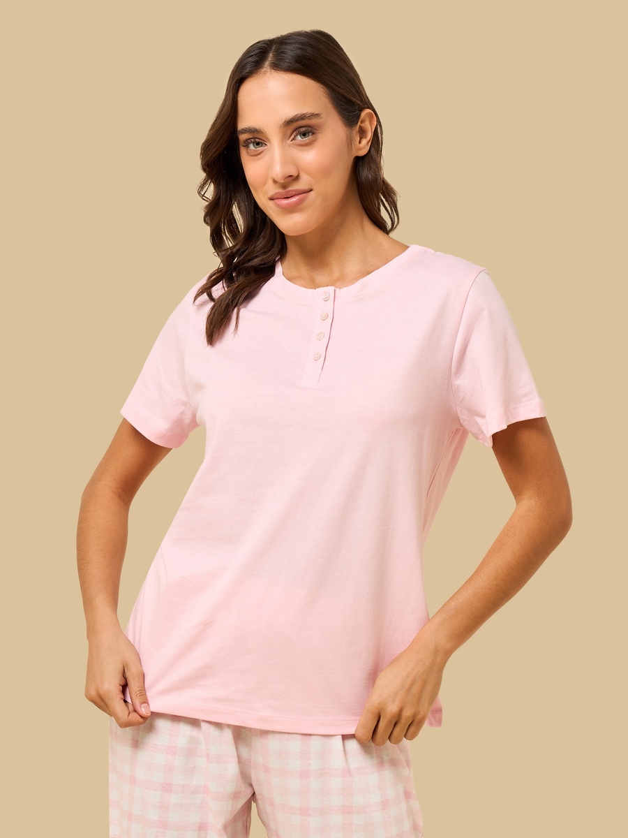 Checked Cotton Pyjama Set