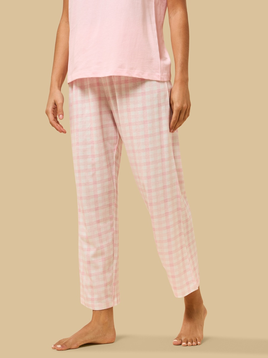 Checked Cotton Pyjama Set
