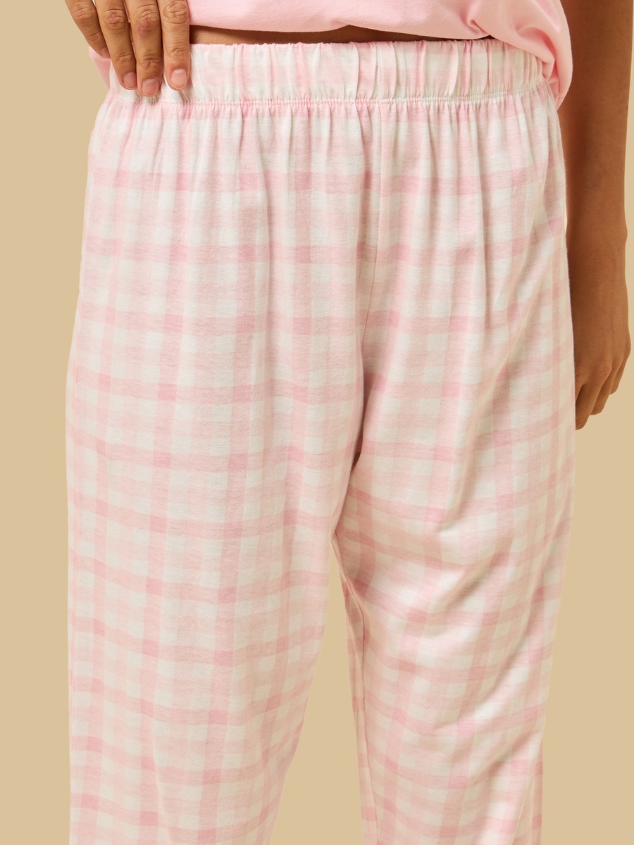 Checked Cotton Pyjama Set