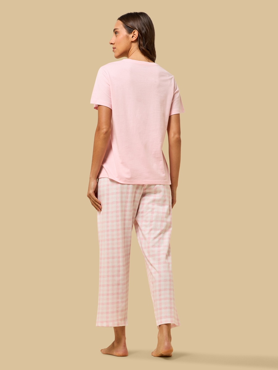 Checked Cotton Pyjama Set