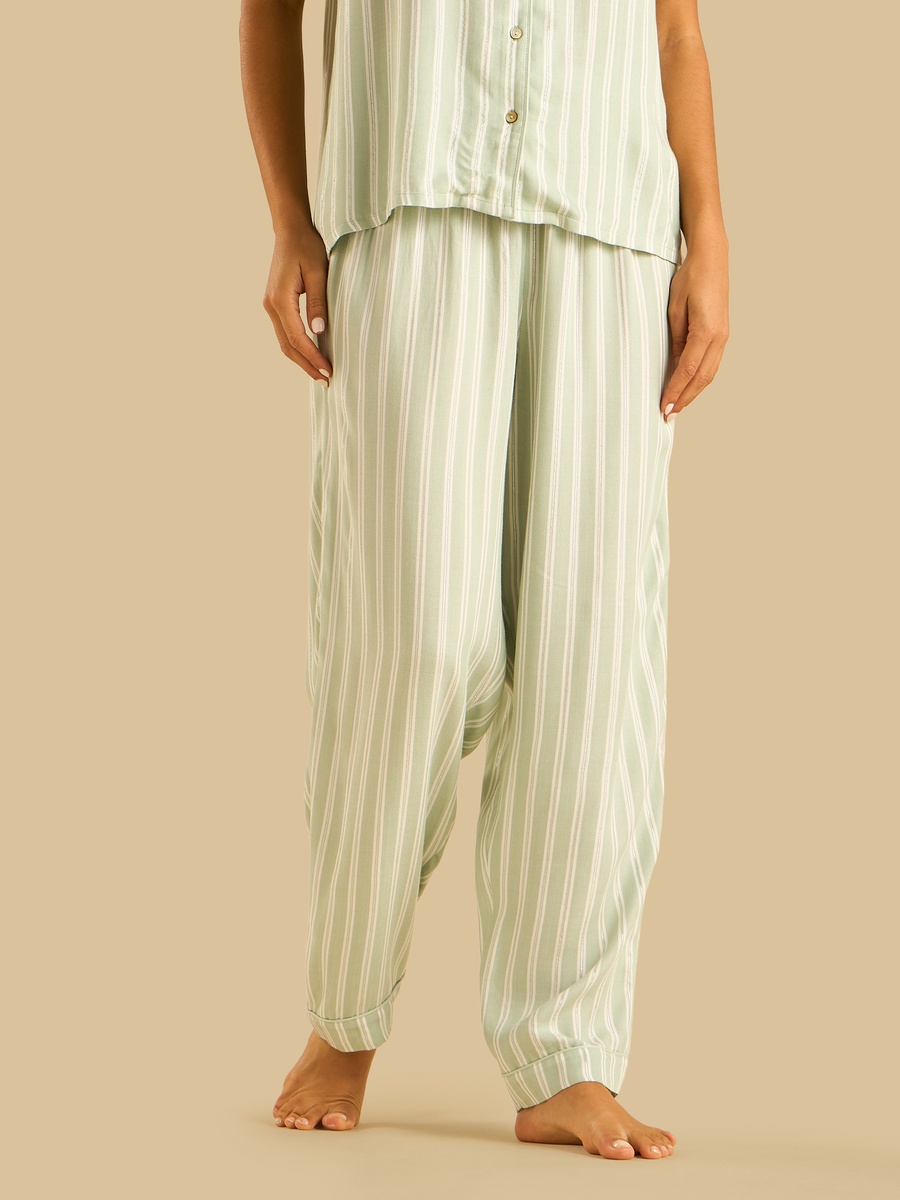 Striped Lurex Pyjama Set