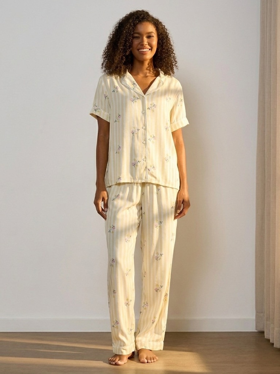 Striped Pyjama Set
