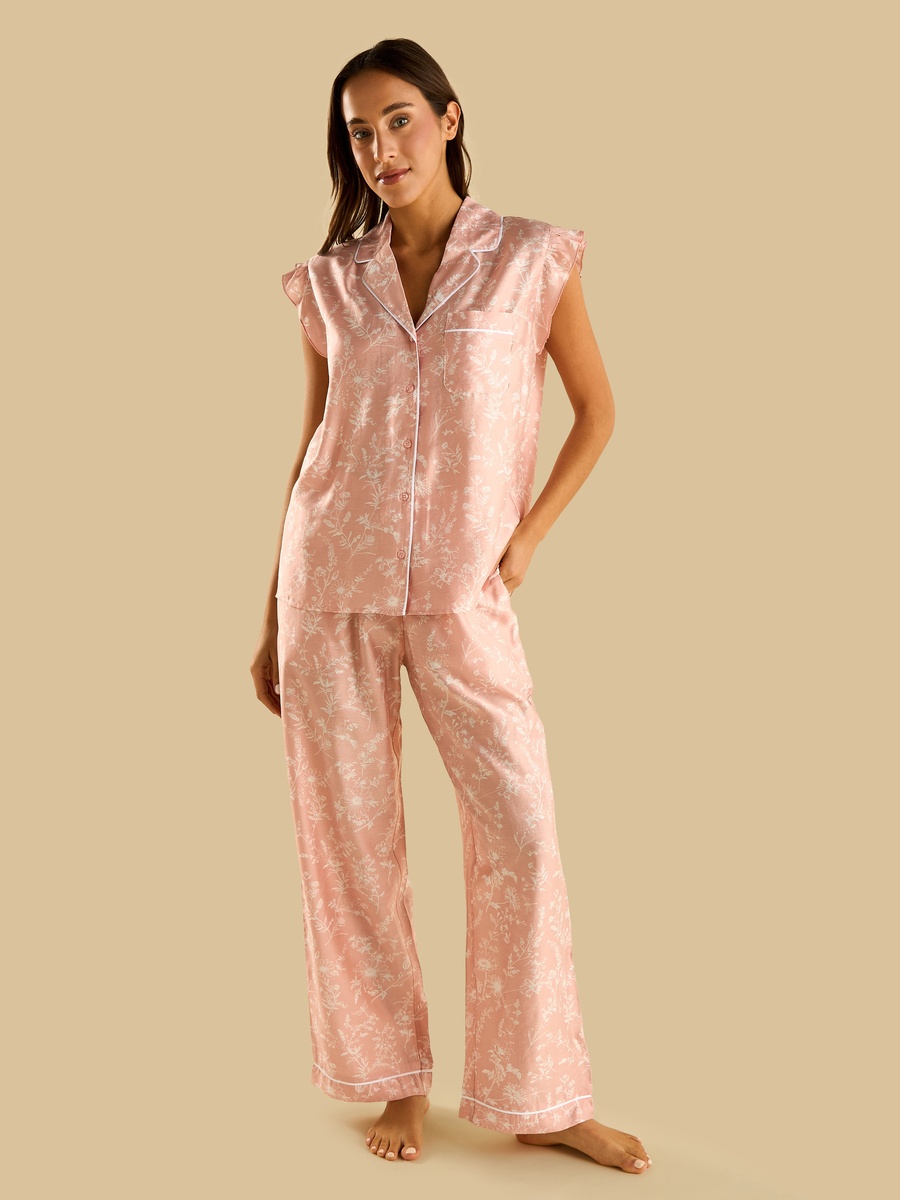 Floral Print Pyjama Set