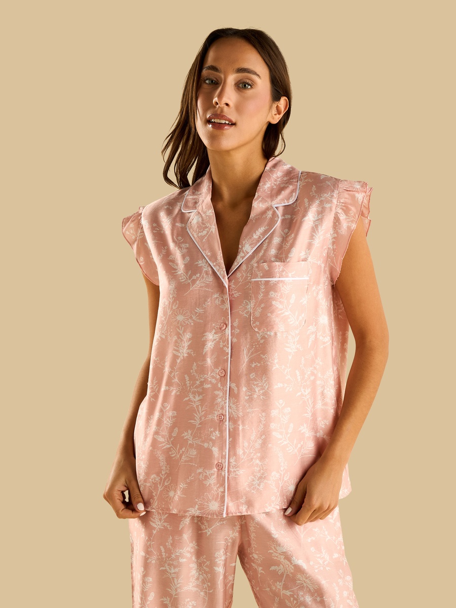 Floral Print Pyjama Set