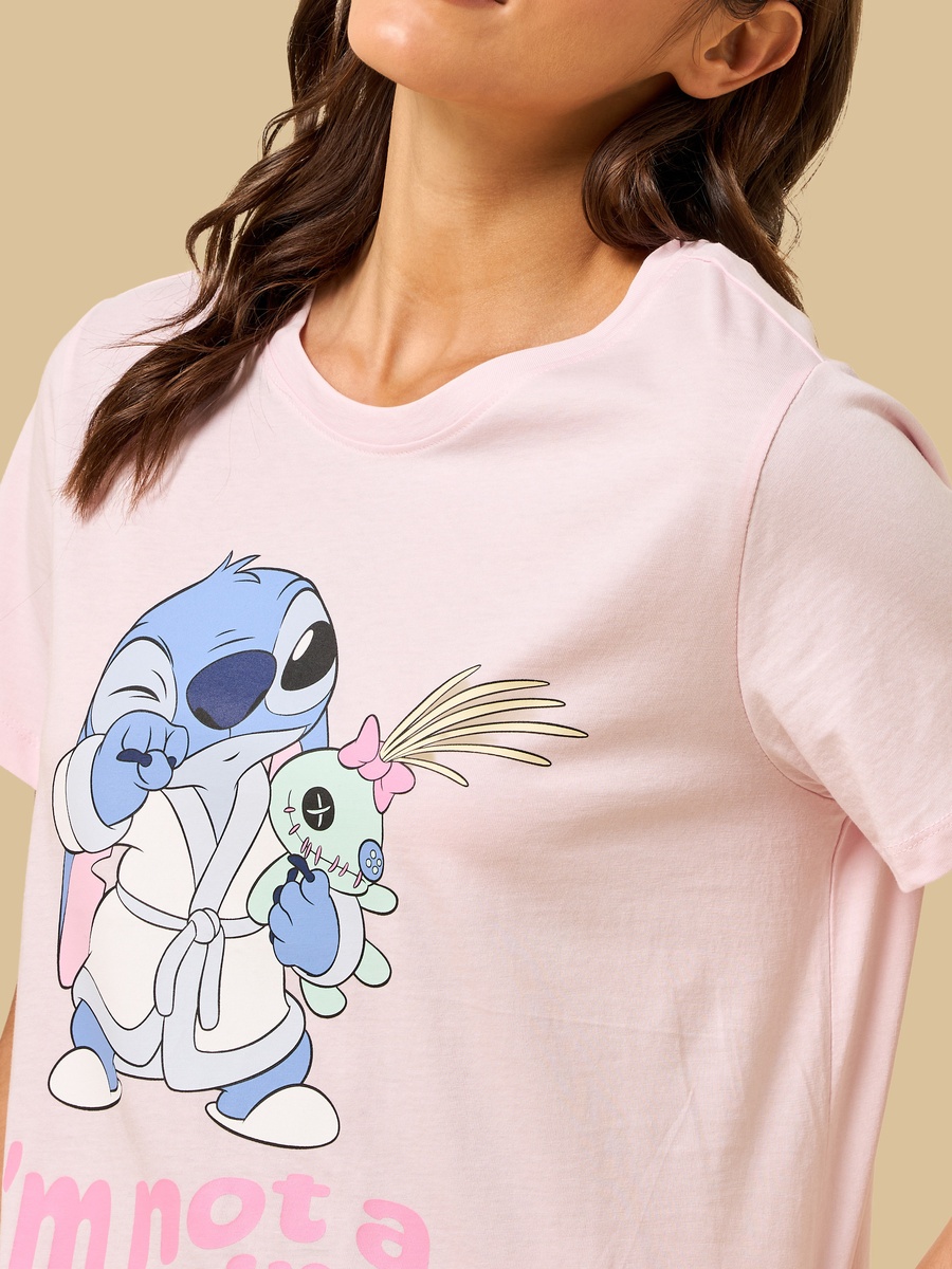 Stitch Print Pyjama Set