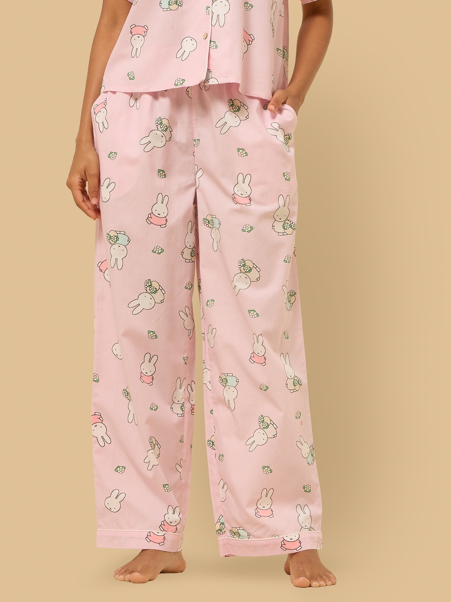 Miffy Print Cotton Pyjama Set