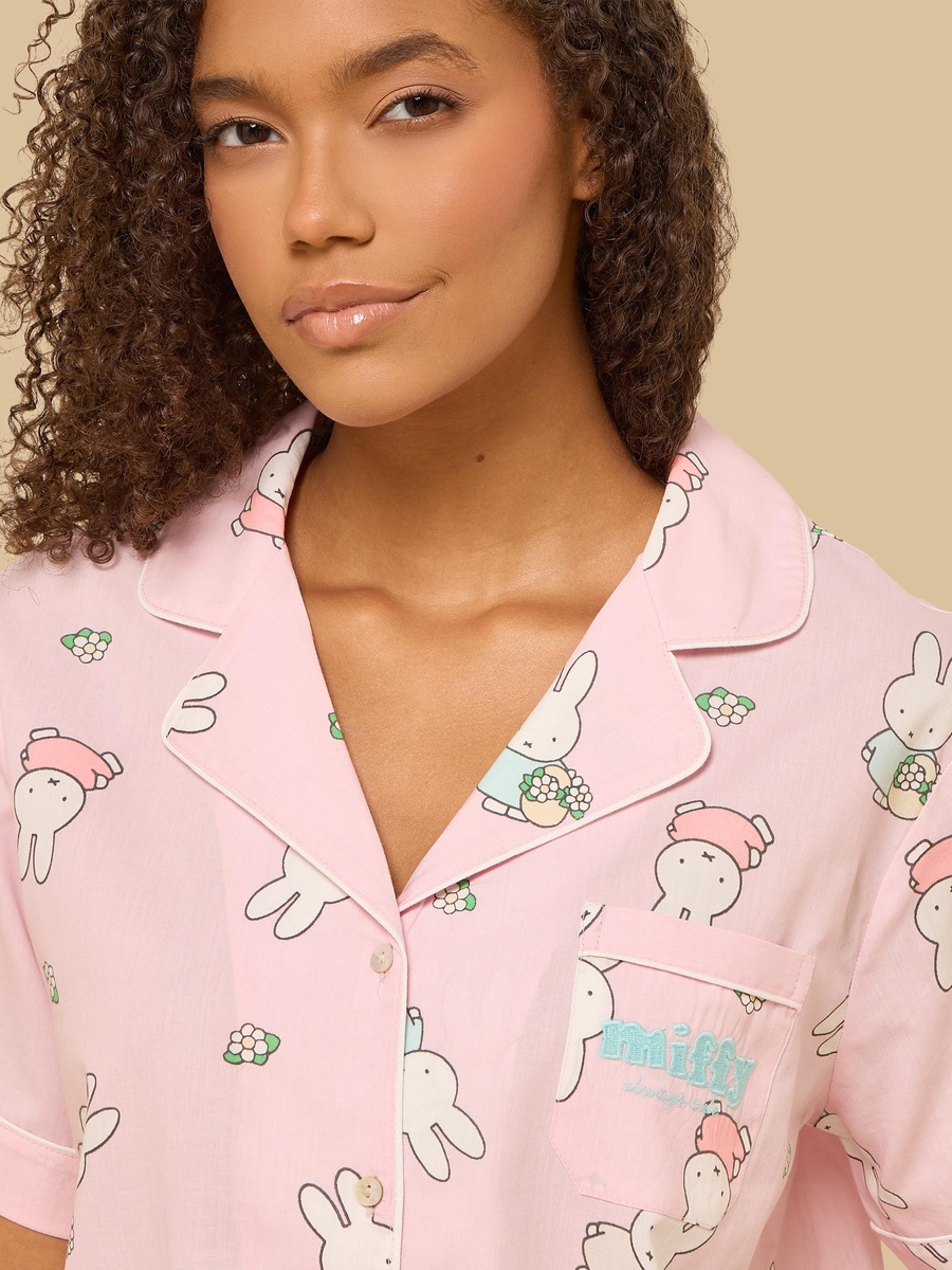 Miffy Print Cotton Pyjama Set