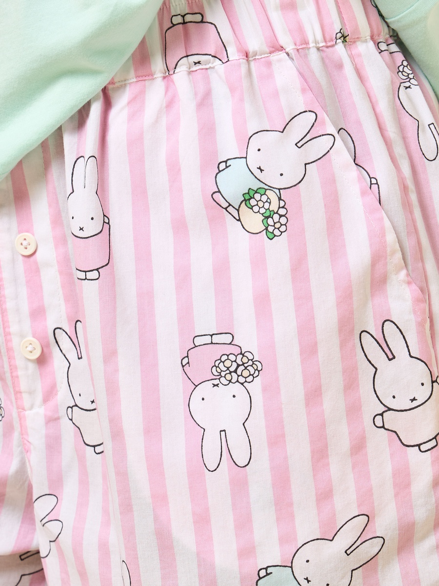 Miffy Print Cotton Shorts Set