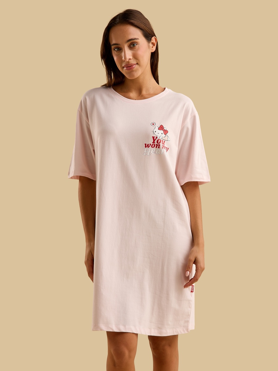 Hello Kitty Print Sleepshirt