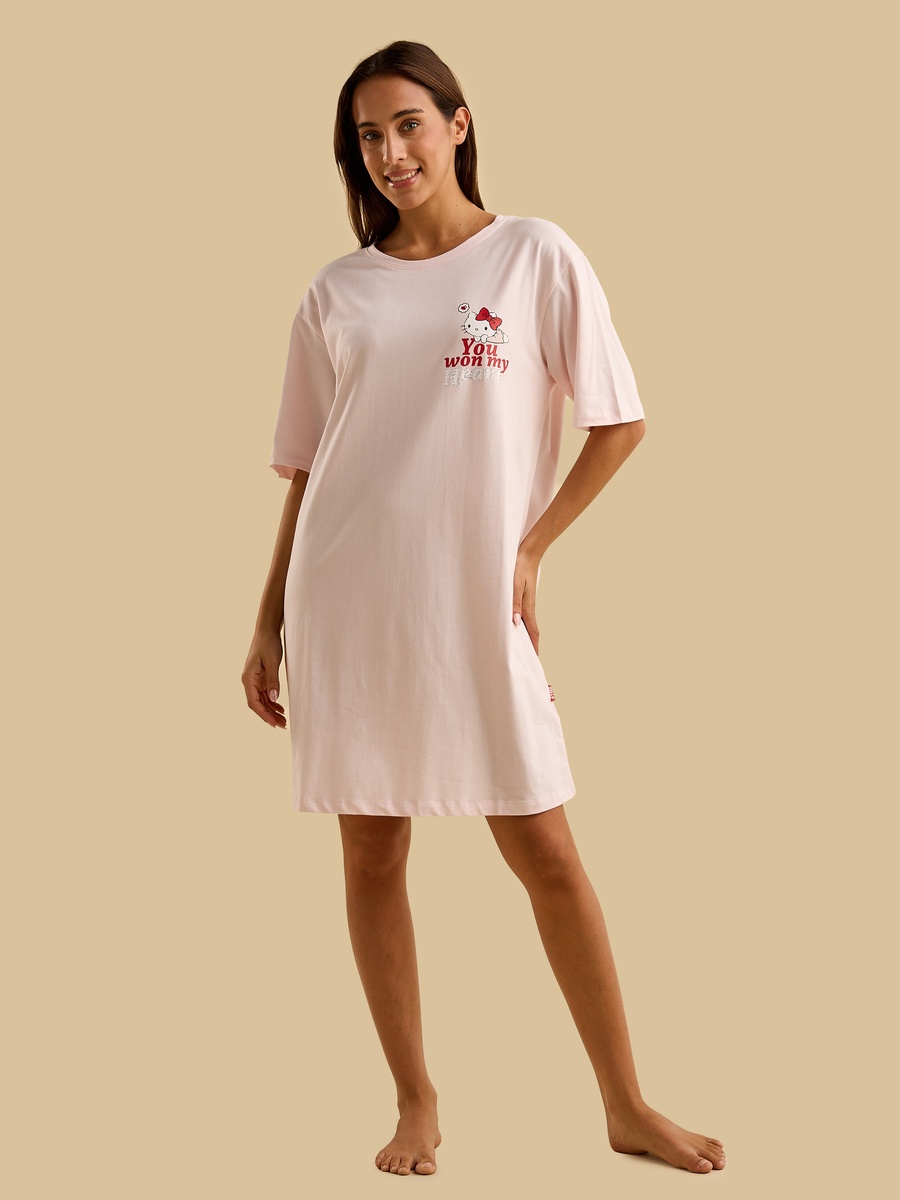 Hello Kitty Print Sleepshirt