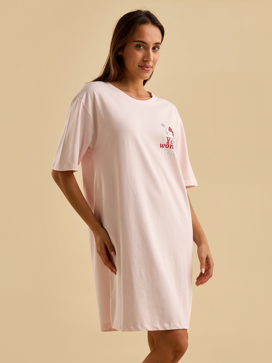 Hello Kitty Print Sleepshirt