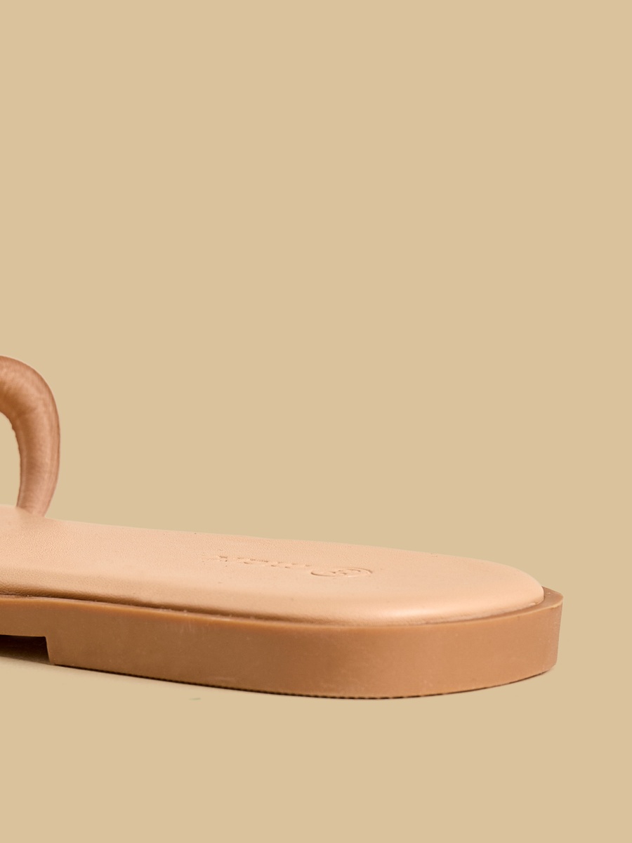 Cross Strap Flat Sandals