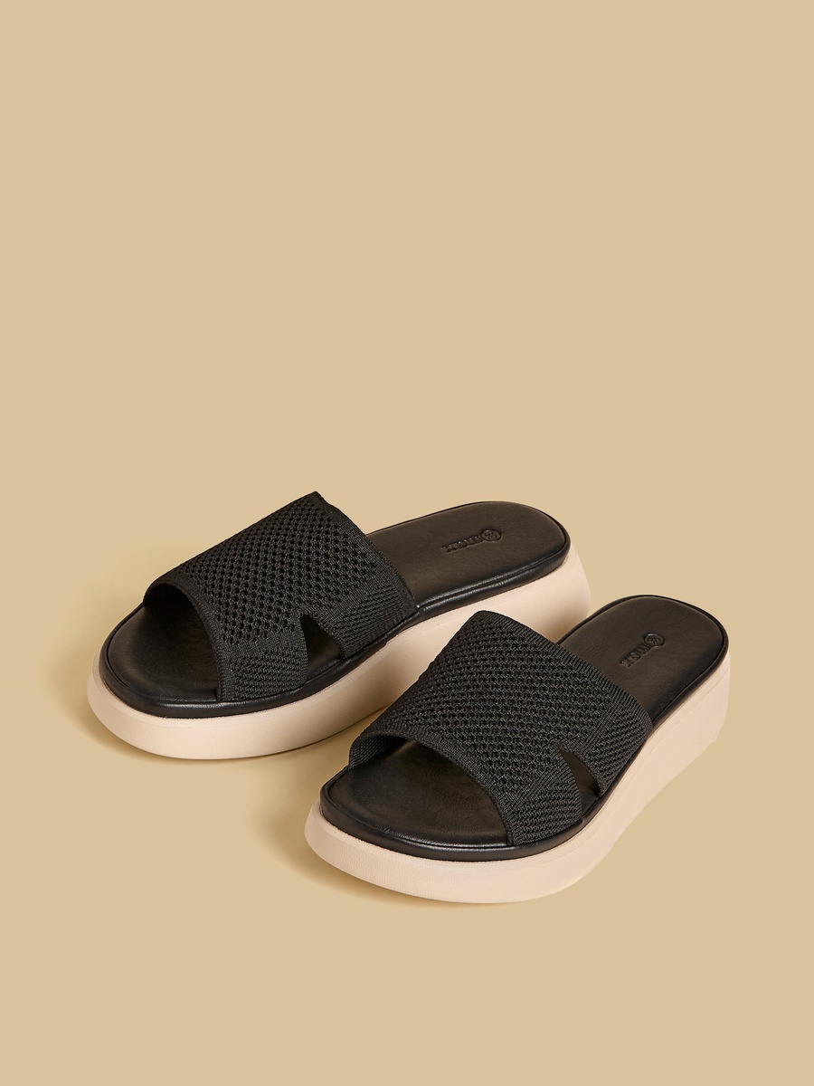 Textured Wedge Sandals