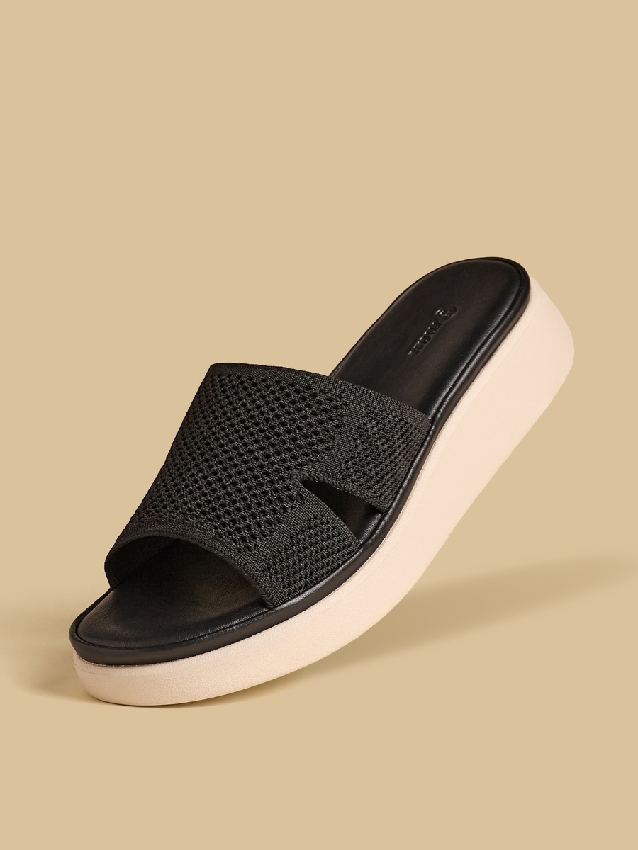 Textured Wedge Sandals