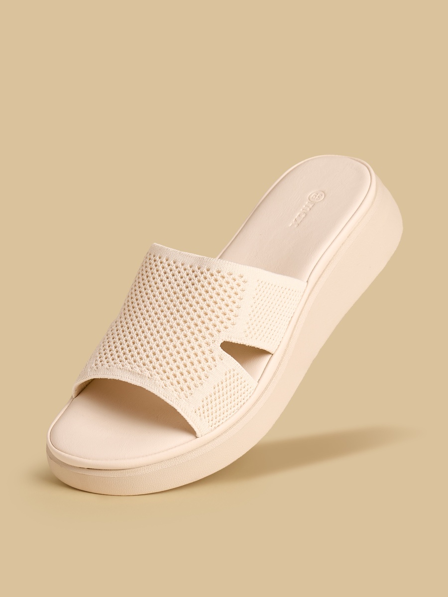 Textured Wedge Sandals