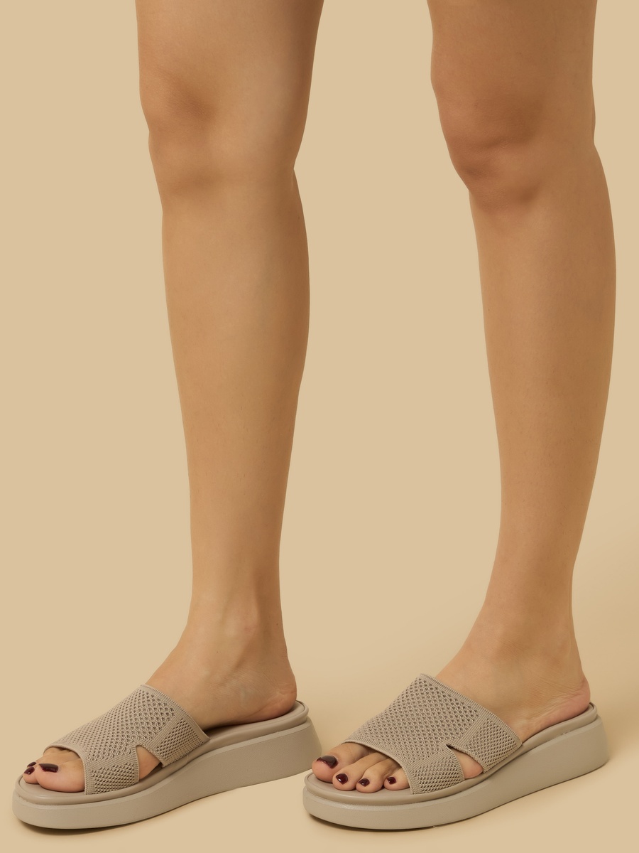 Textured Wedge Sandals