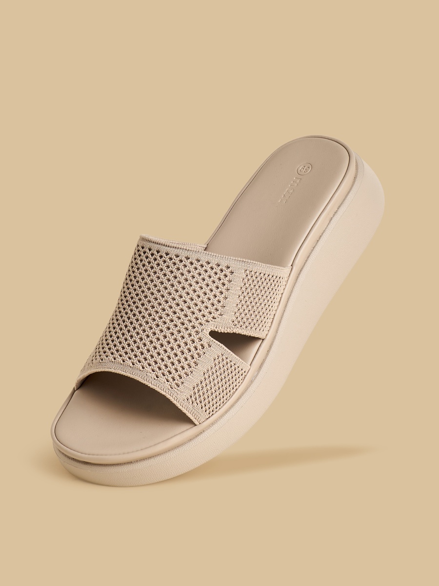 Textured Wedge Sandals