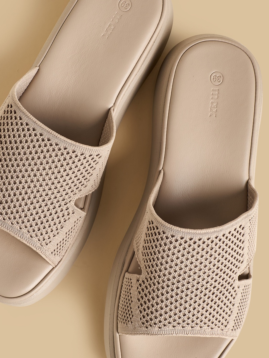 Textured Wedge Sandals