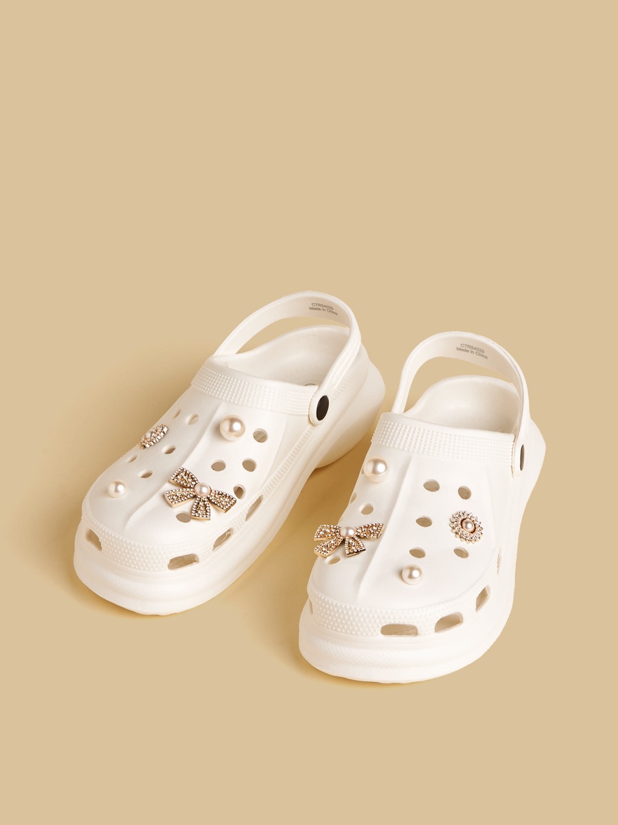 Embellished Clogs with Backstrap