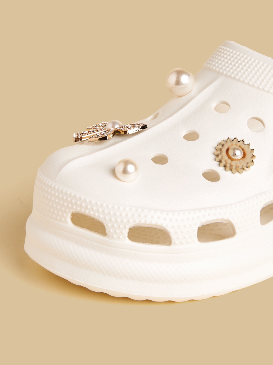 Embellished Clogs with Backstrap