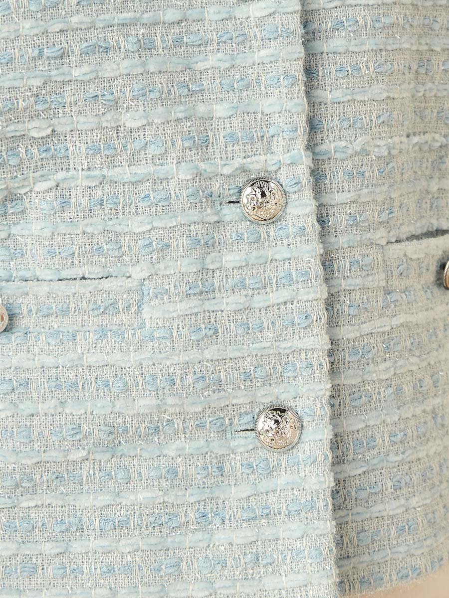 Textured Tweed Crop Jacket