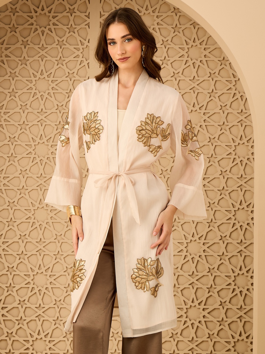 Embellished Longline Shrug