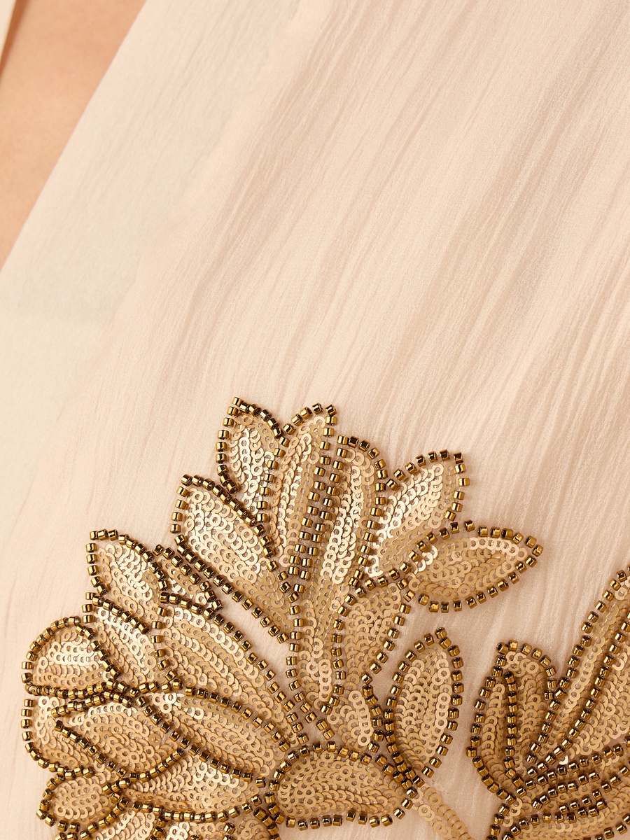 Embellished Longline Shrug