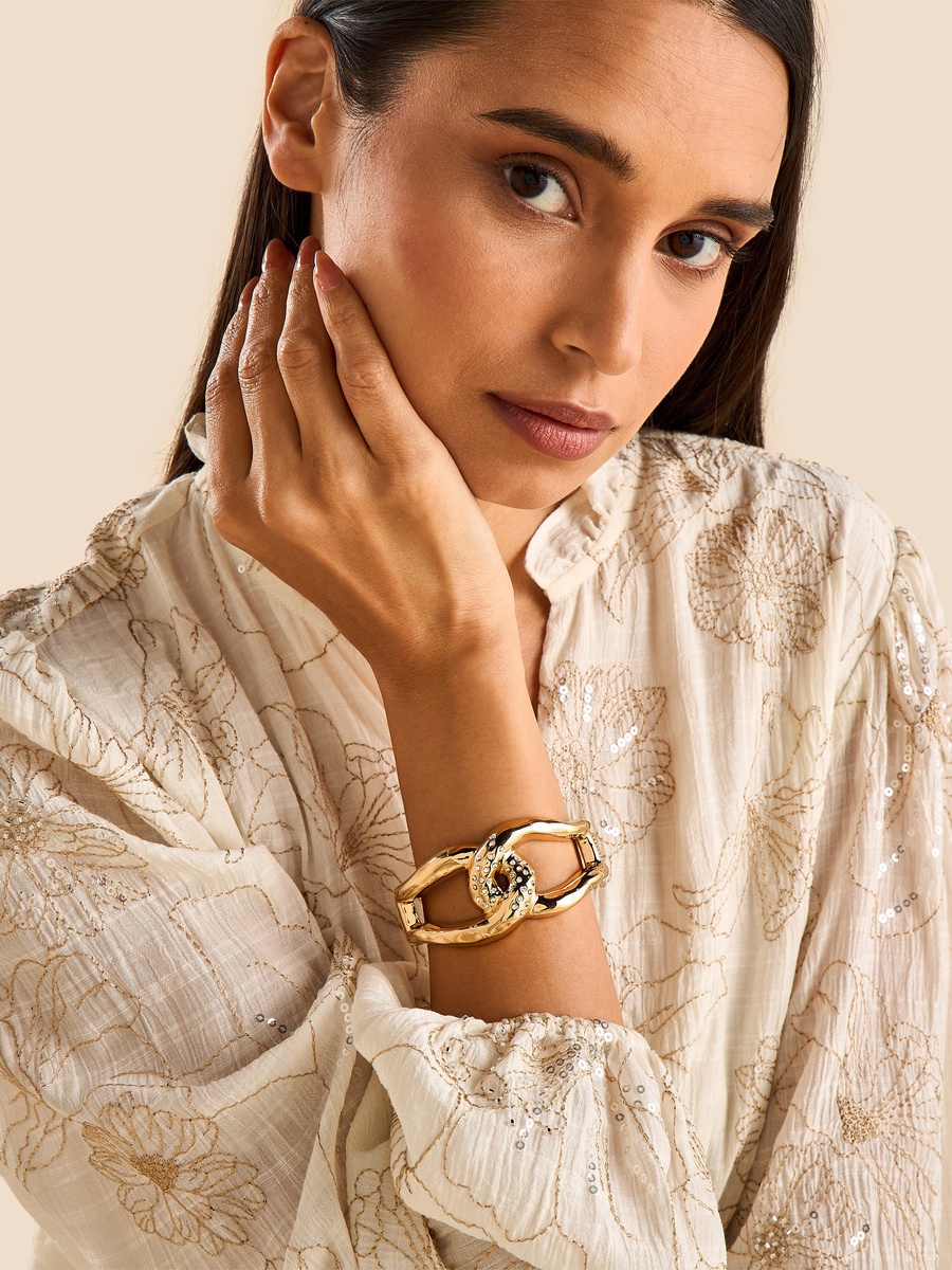 Embellished Cuff Bracelet