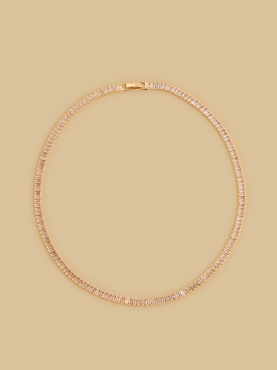 Embellished Necklace and Bracelet Set