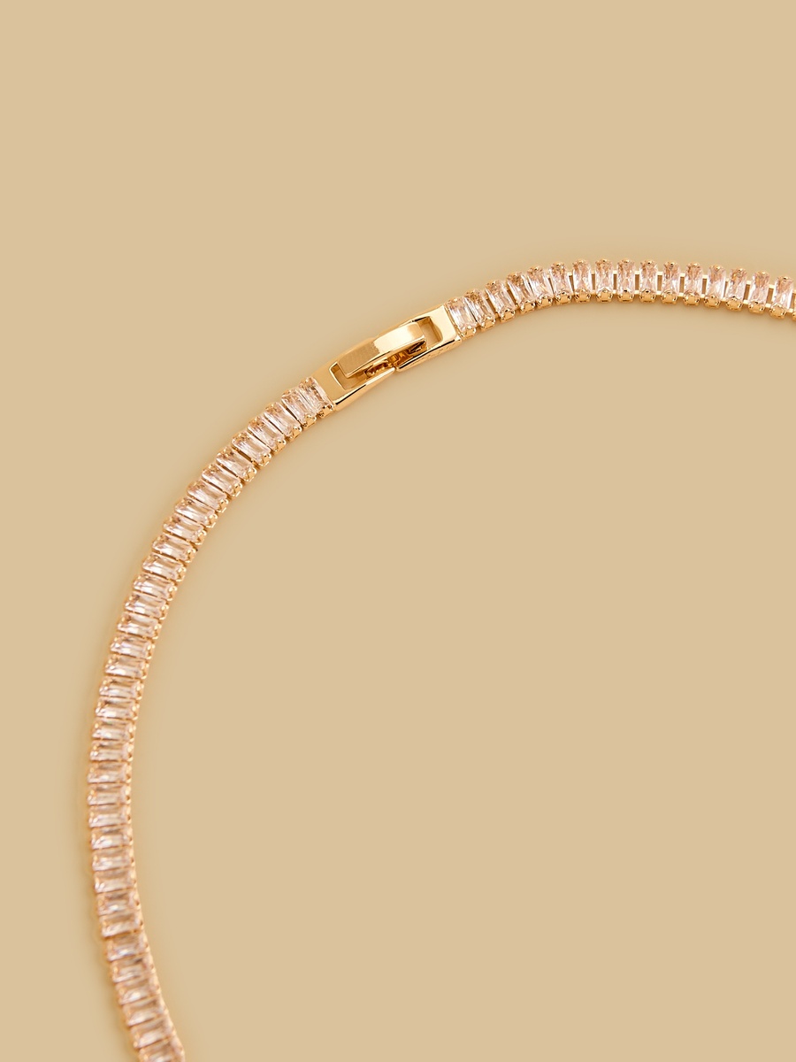 Embellished Necklace and Bracelet Set