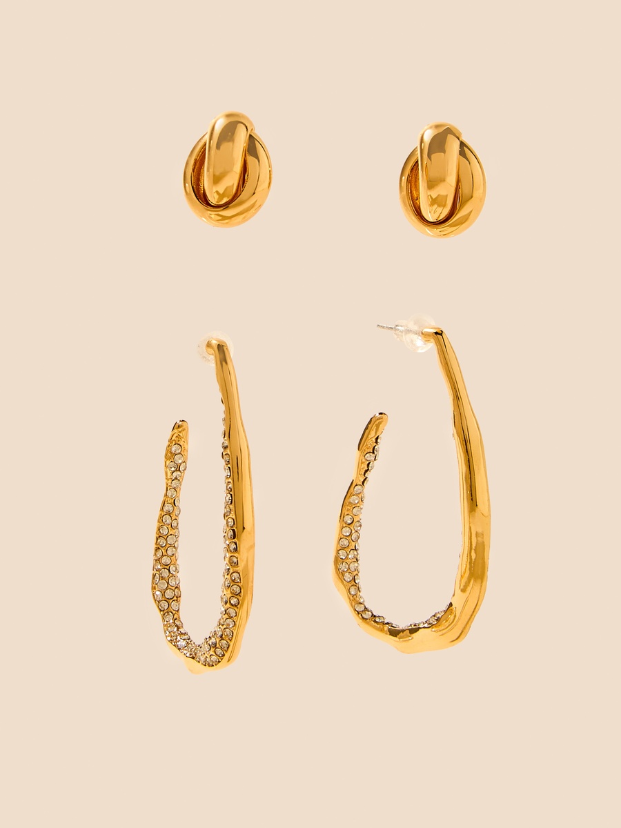 Embellished Necklace And Earrings Set