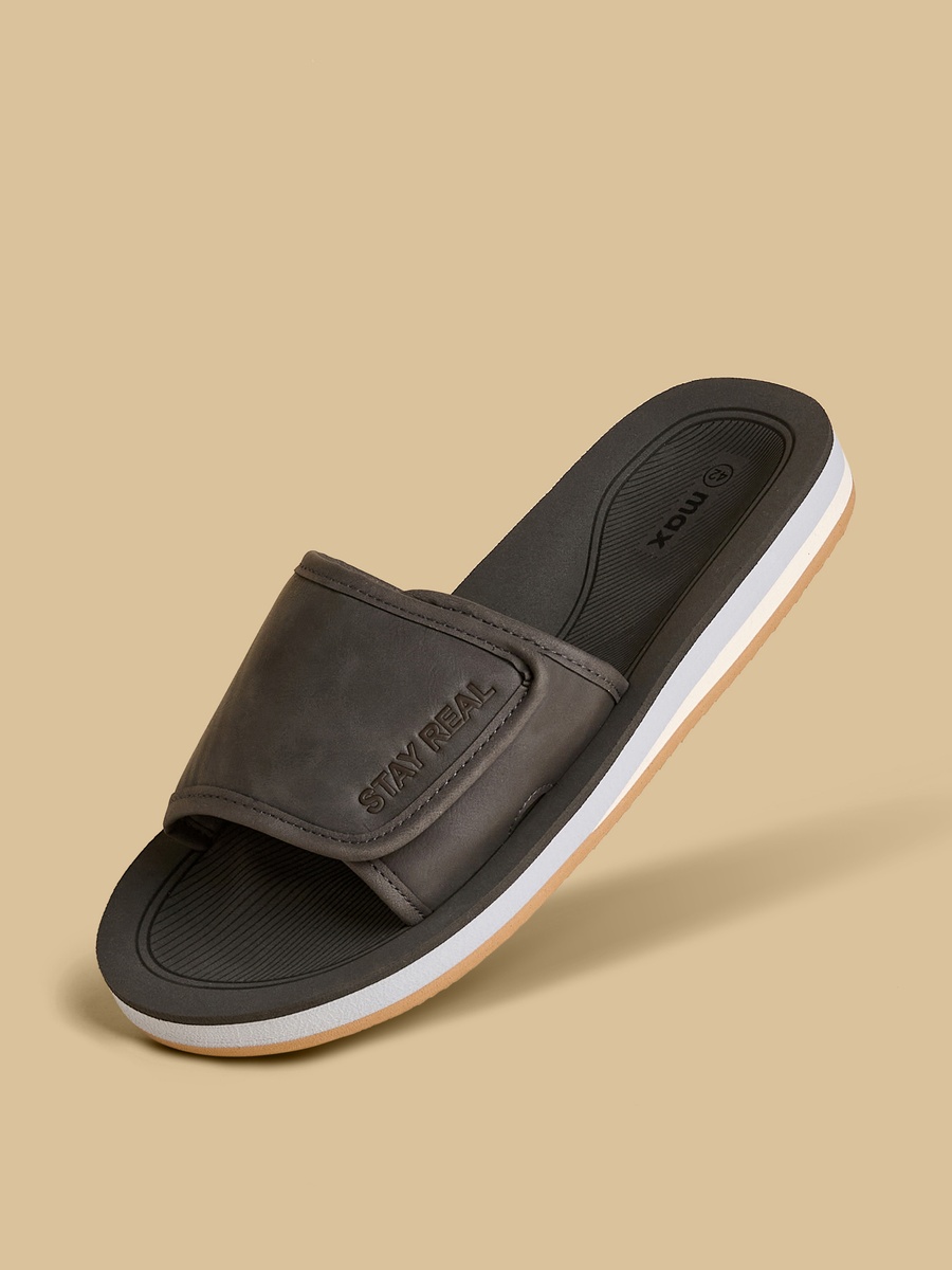 Plain Slip-On Sandals