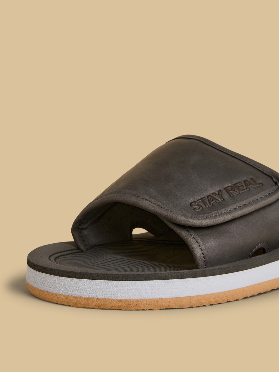 Plain Slip-On Sandals