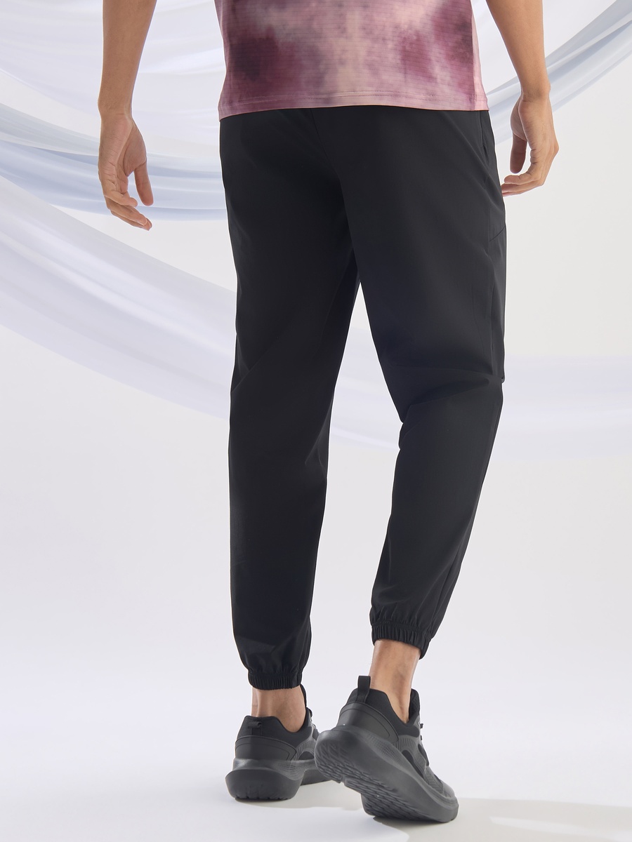 Panelled Perforated Joggers