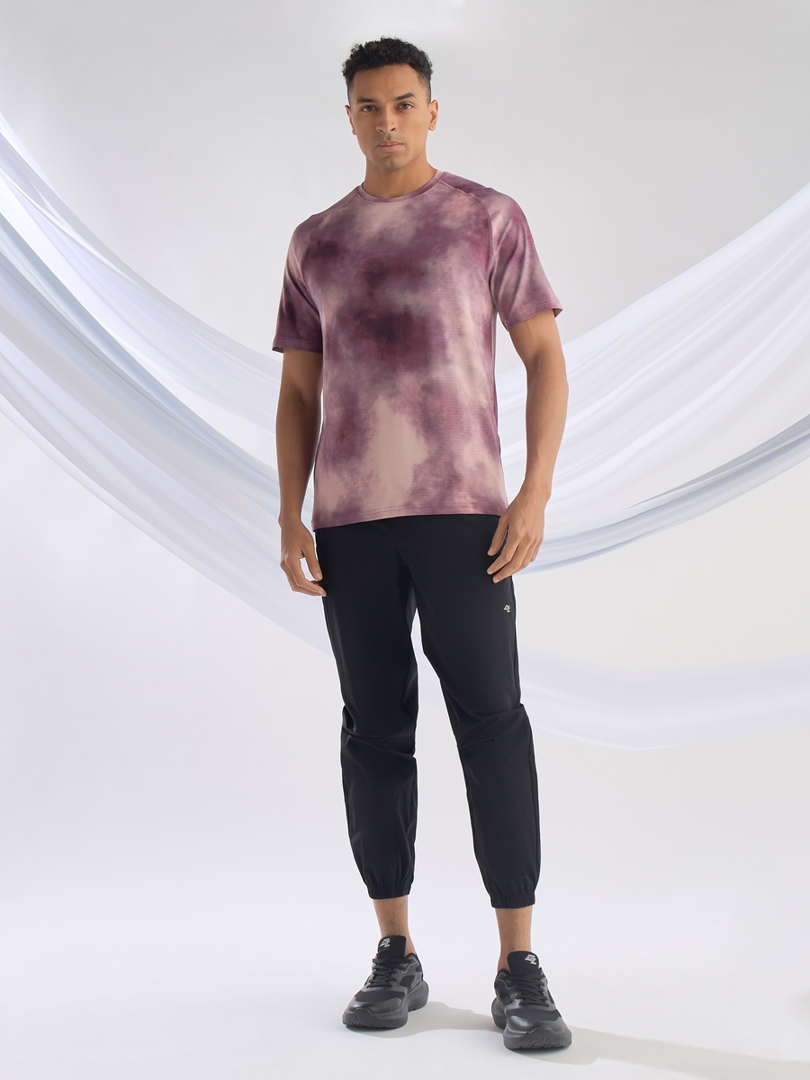 Panelled Perforated Joggers