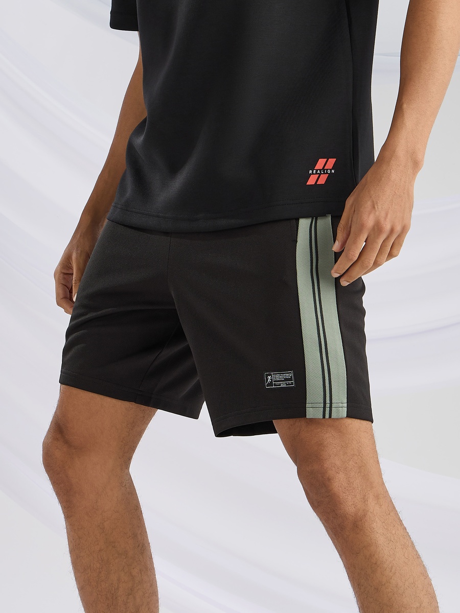 Contrast Tape Shorts