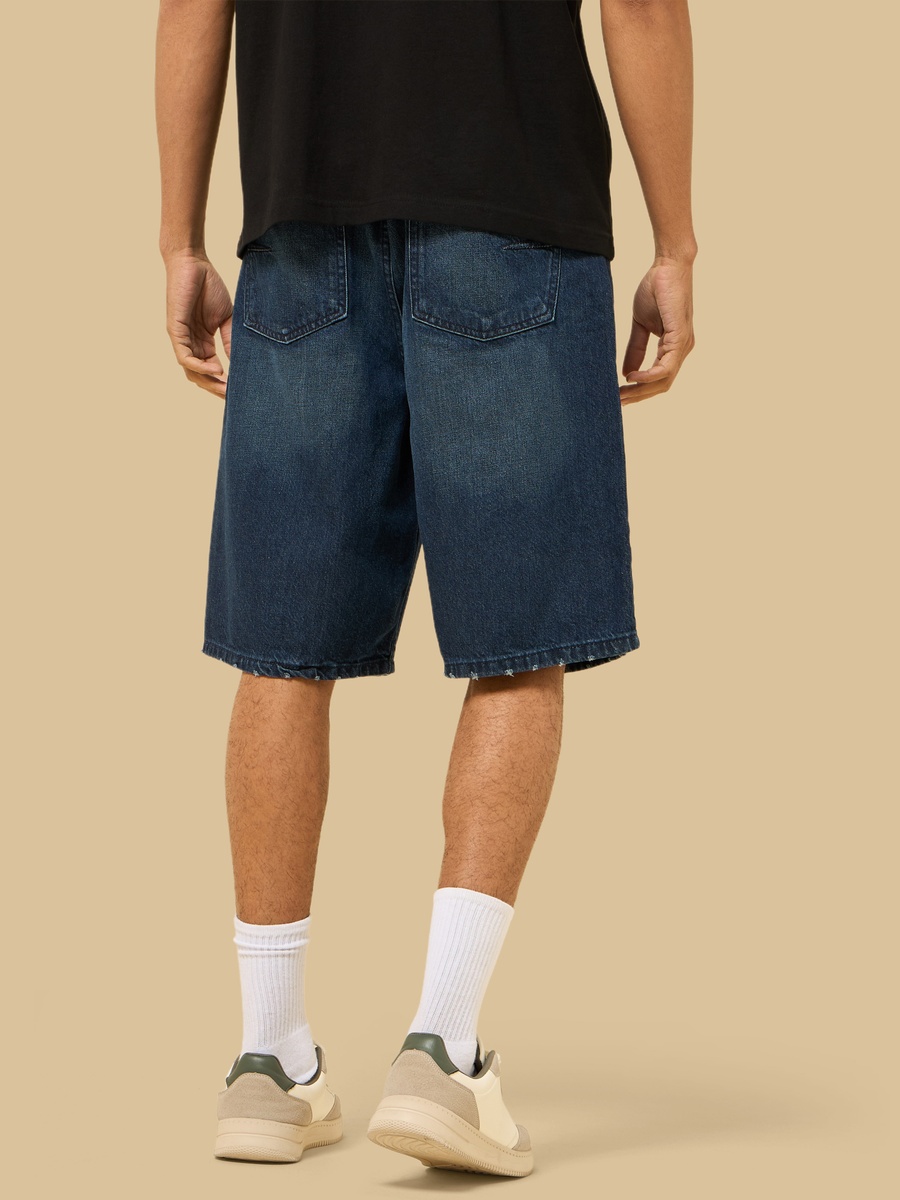Baggy Fit Denim Shorts