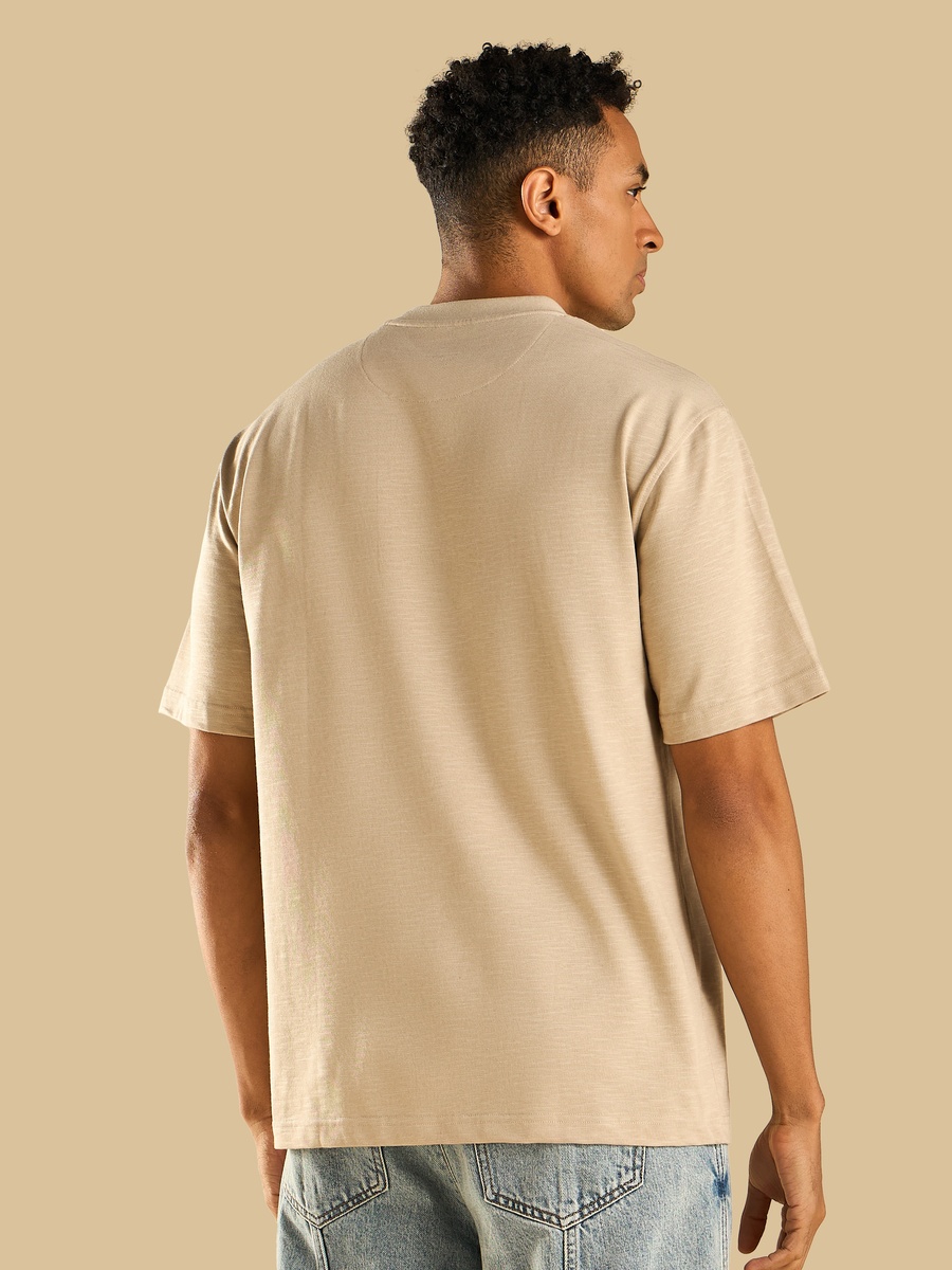 Slub Jersey Crew Neck Comfort Fit T-Shirt