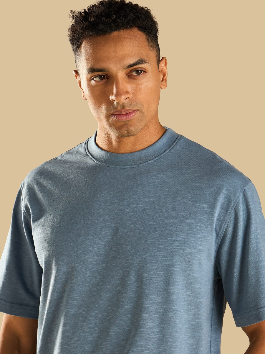 Textured Slub Jersey Better Cotton T-Shirt