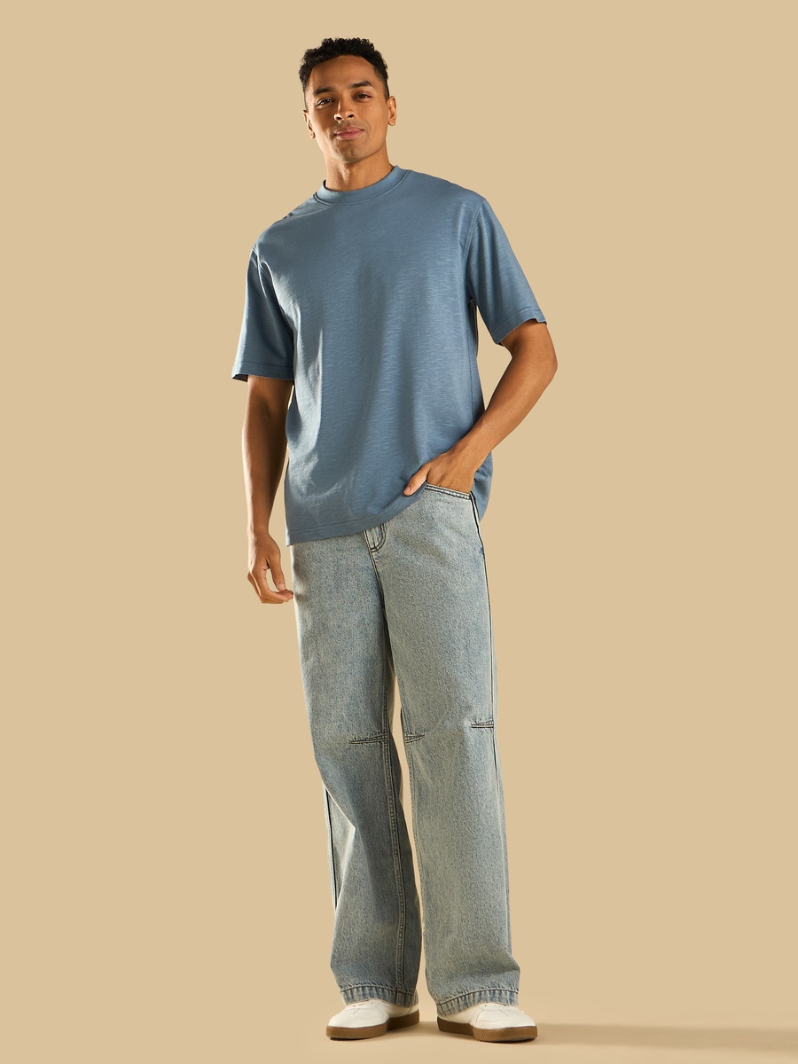 Textured Slub Jersey Better Cotton T-Shirt